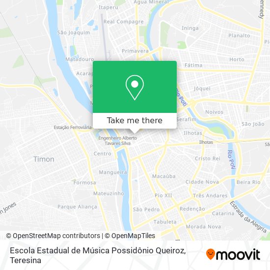 Escola Estadual de Música Possidônio Queiroz map