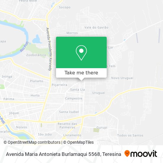 Mapa Avenida Maria Antonieta Burlamaqui 5568