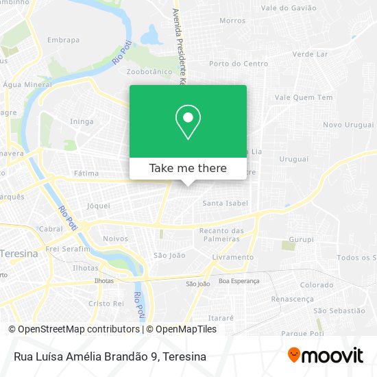 Mapa Rua Luísa Amélia Brandão 9