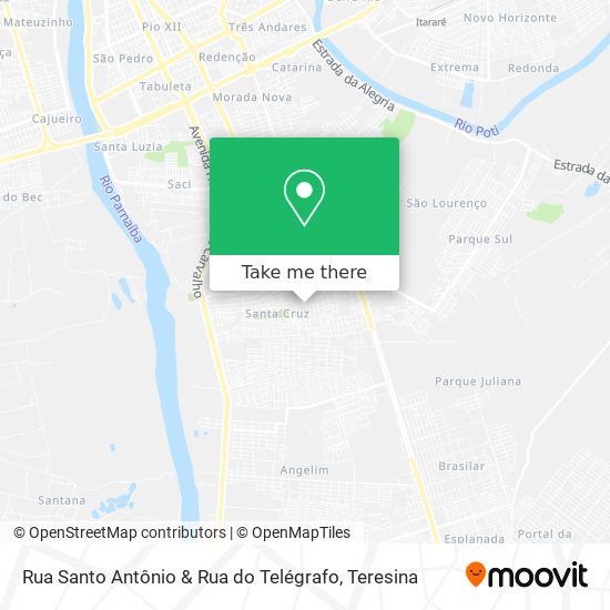 Mapa Rua Santo Antônio & Rua do Telégrafo