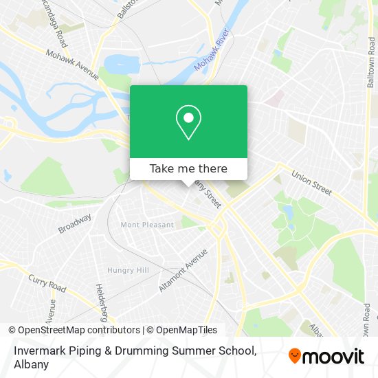 Invermark Piping & Drumming Summer School map