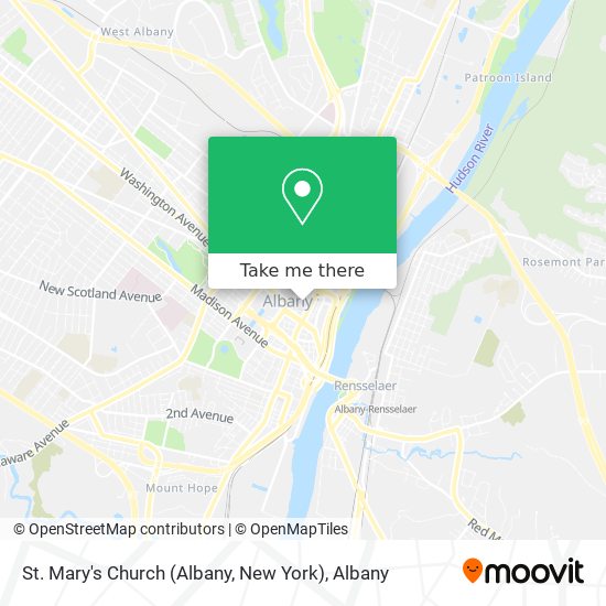 Mapa de St. Mary's Church (Albany, New York)