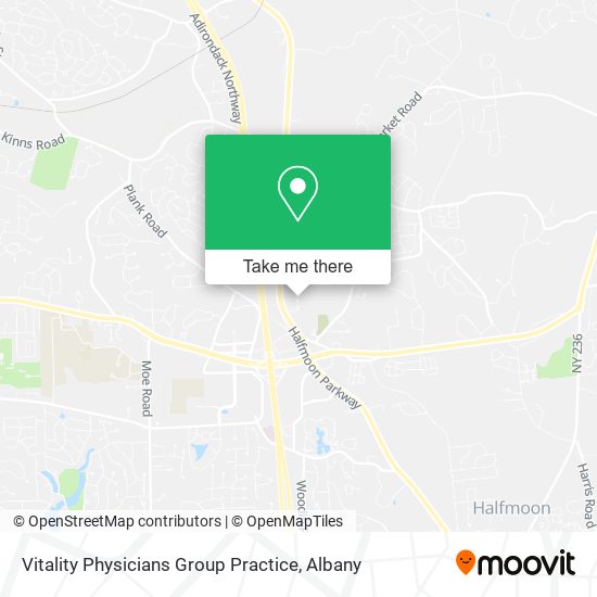 Vitality Physicians Group Practice map