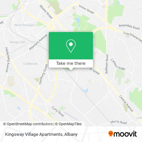 Mapa de Kingsway Village Apartments