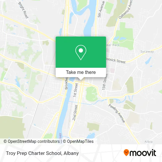 Troy Prep Charter School map