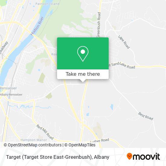 Mapa de Target (Target Store East-Greenbush)