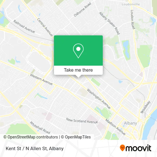 Mapa de Kent St / N Allen St