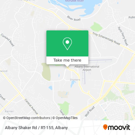 Mapa de Albany Shaker Rd / RT-155