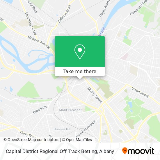 Mapa de Capital District Regional Off Track Betting