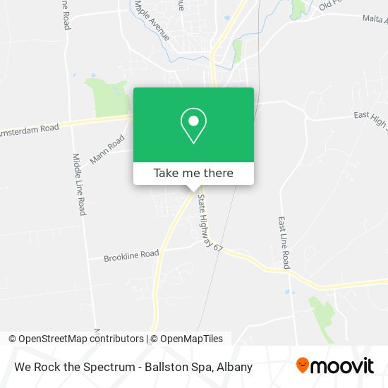 We Rock the Spectrum - Ballston Spa map