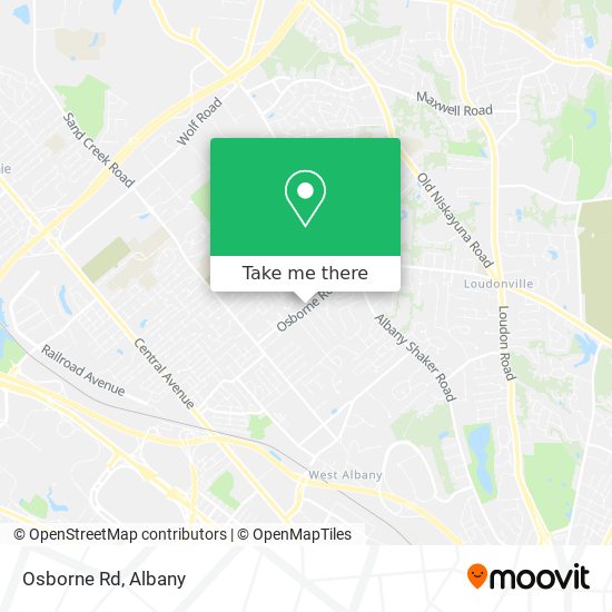 Mapa de Osborne Rd