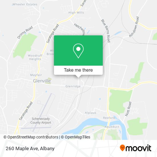 Mapa de 260 Maple Ave