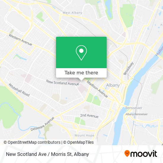 New Scotland Ave / Morris St map