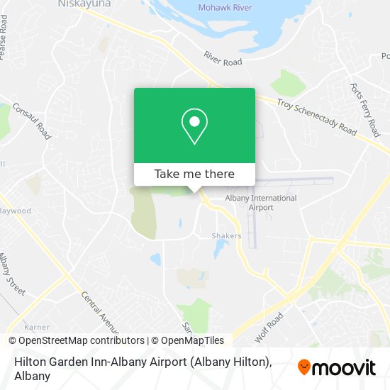 Hilton Garden Inn-Albany Airport (Albany Hilton) map