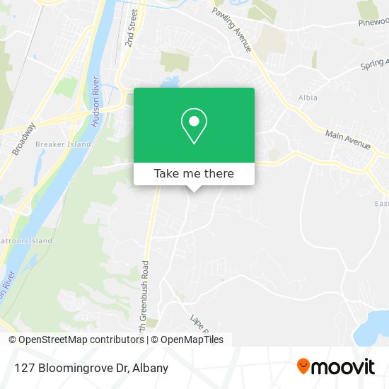 Mapa de 127 Bloomingrove Dr