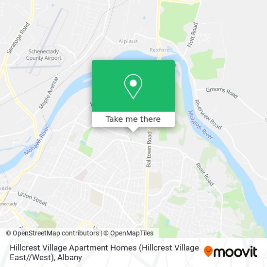 Hillcrest Village Apartment Homes (Hillcrest Village East / /West) map