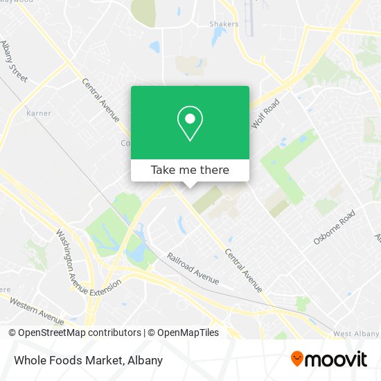Mapa de Whole Foods Market