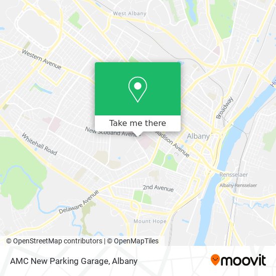 AMC New Parking Garage map