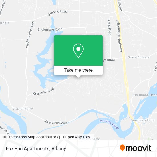Mapa de Fox Run Apartments