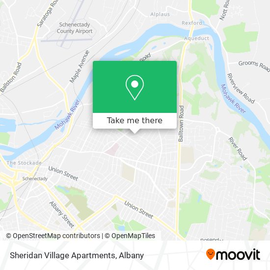 Sheridan Village Apartments map