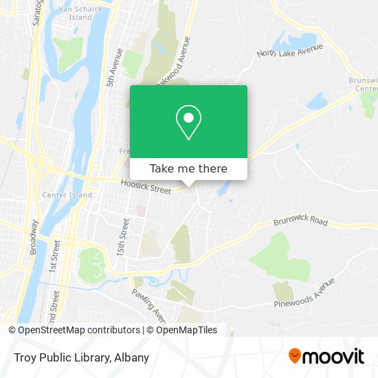Troy Public Library map
