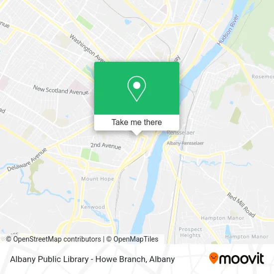 Mapa de Albany Public Library - Howe Branch