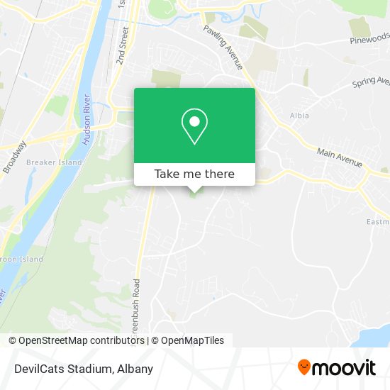 Mapa de DevilCats Stadium