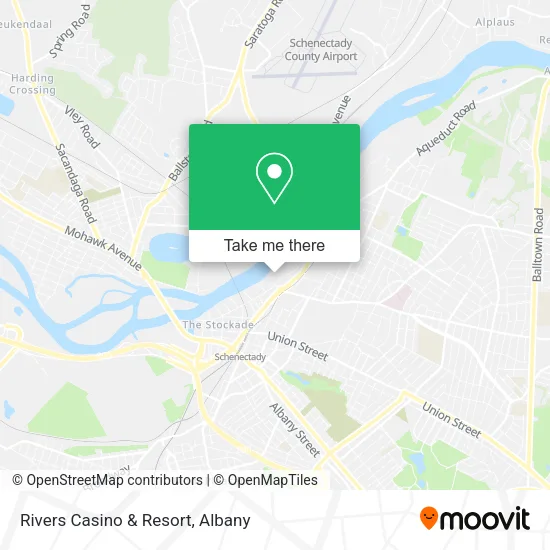 Mapa de Rivers Casino & Resort