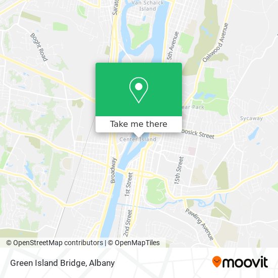 Mapa de Green Island Bridge