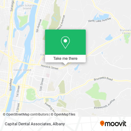 Capital Dental Associates map