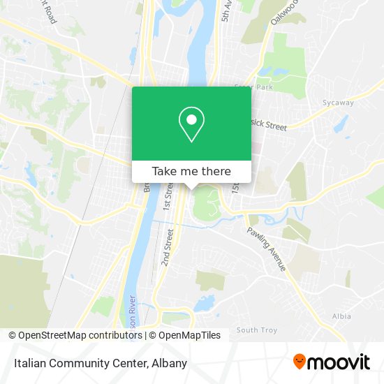 Italian Community Center map