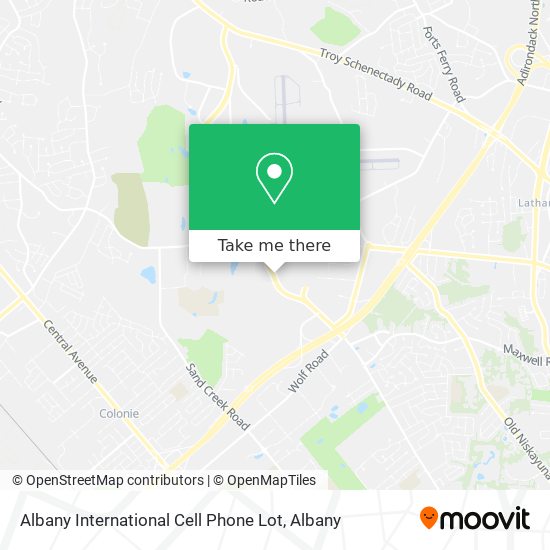 Albany International Cell Phone Lot map