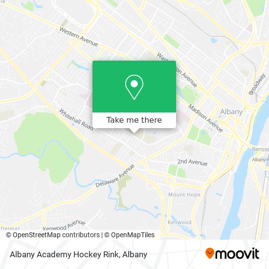 Albany Academy Hockey Rink map
