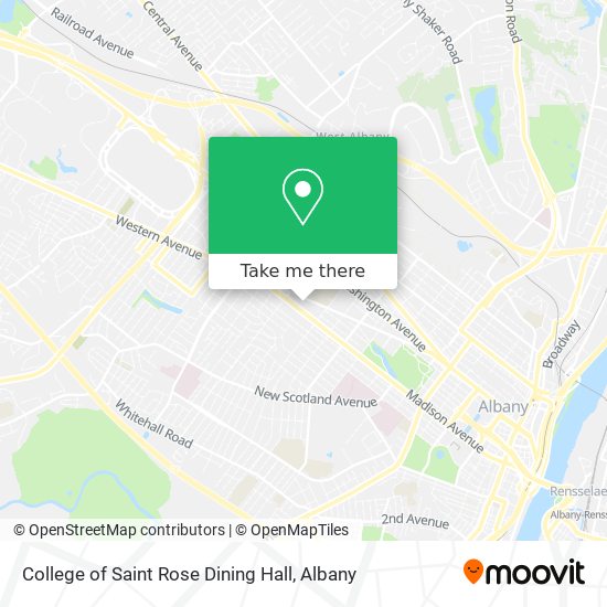 Mapa de College of Saint Rose Dining Hall