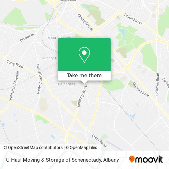 U-Haul Moving & Storage of Schenectady map