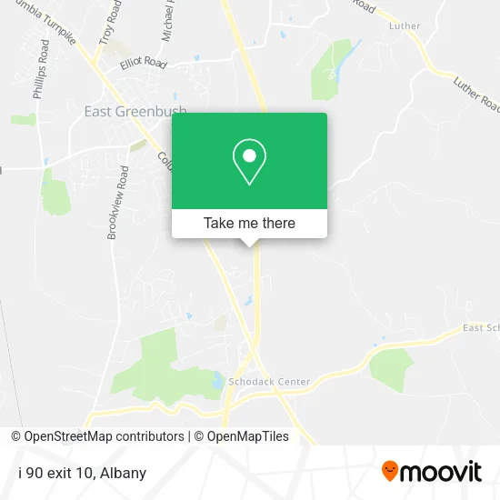 Mapa de i 90 exit 10