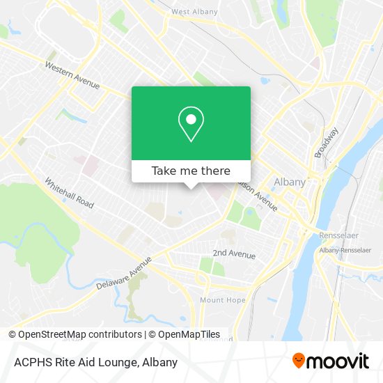 Mapa de ACPHS Rite Aid Lounge