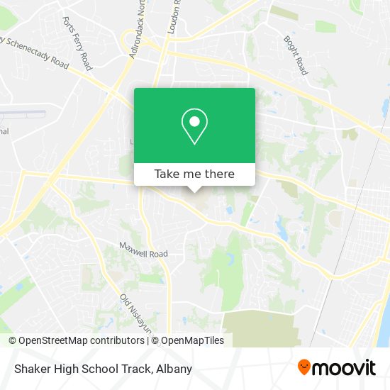Shaker High School Track map