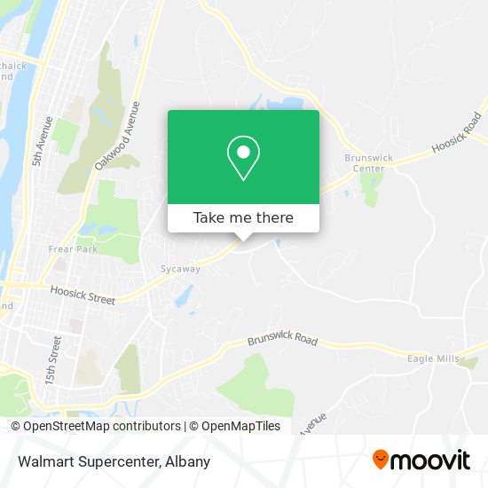 Mapa de Walmart Supercenter
