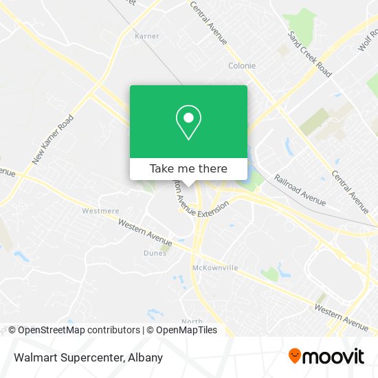 Walmart Supercenter map