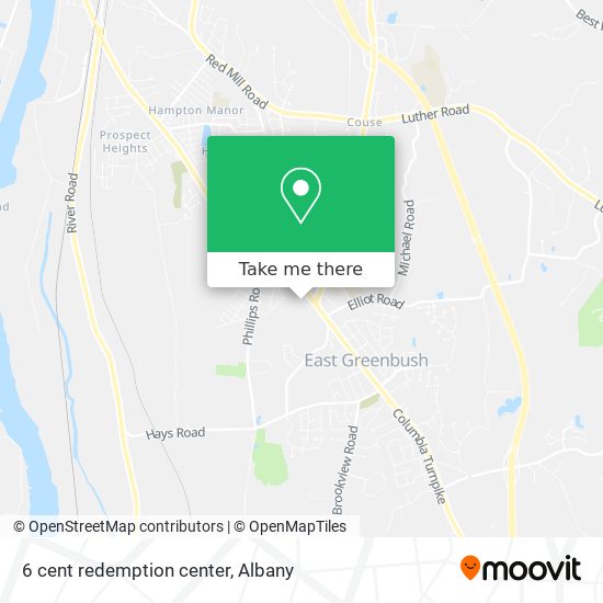Mapa de 6 cent redemption center