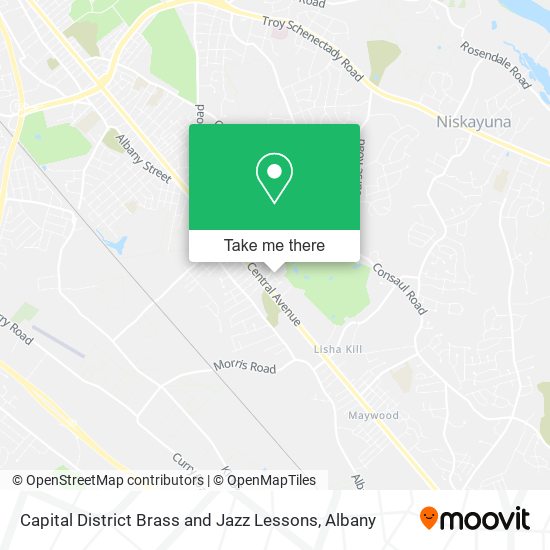 Capital District Brass and Jazz Lessons map