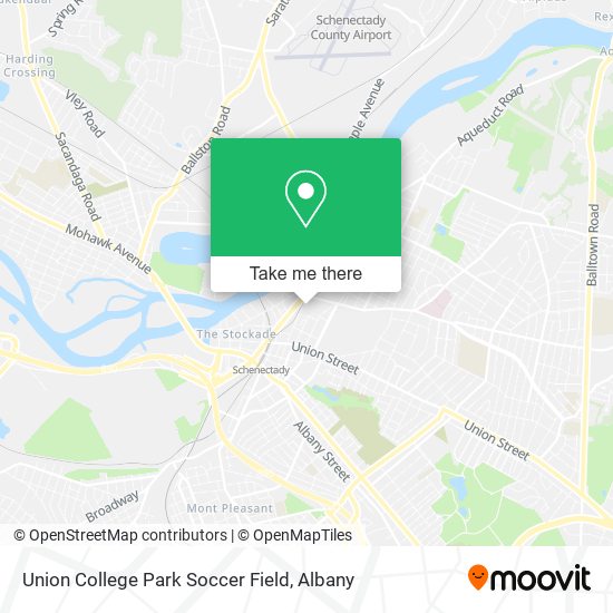 Union College Park Soccer Field map
