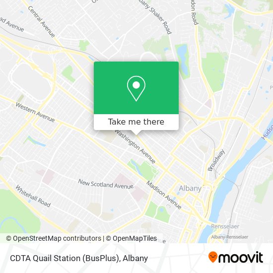 CDTA Quail Station (BusPlus) map