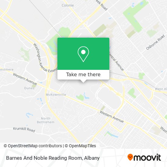 Mapa de Barnes And Noble Reading Room
