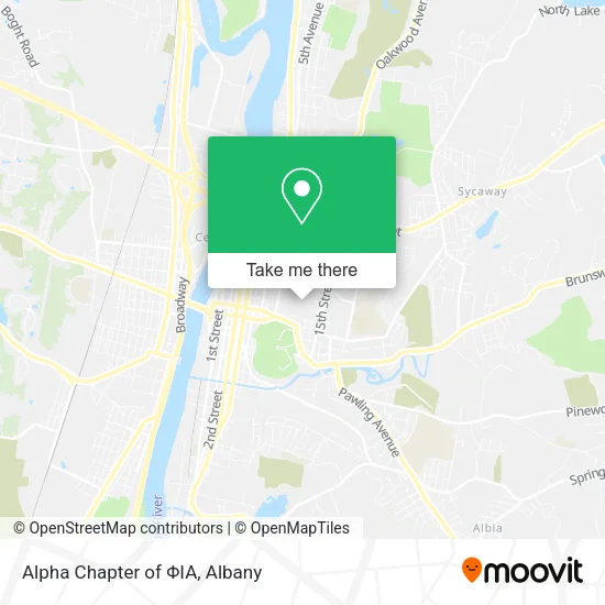 Alpha Chapter of ΦIA map