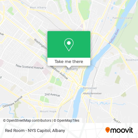 Red Room - NYS Capitol map