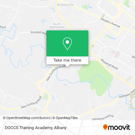 Mapa de DOCCS Training Academy