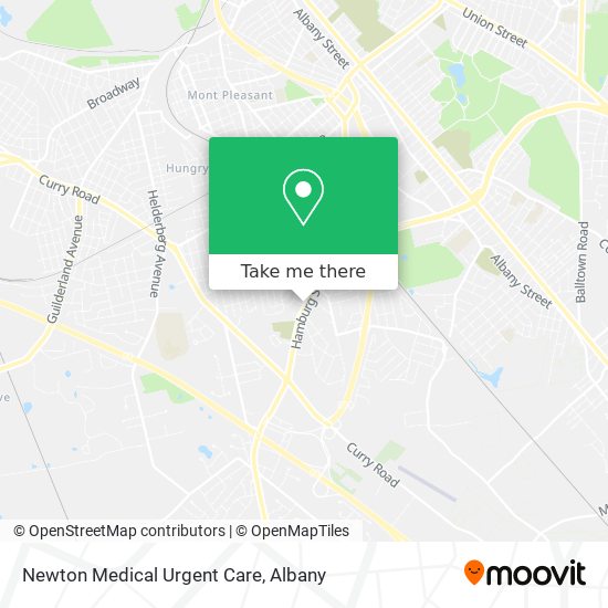 Newton Medical Urgent Care map
