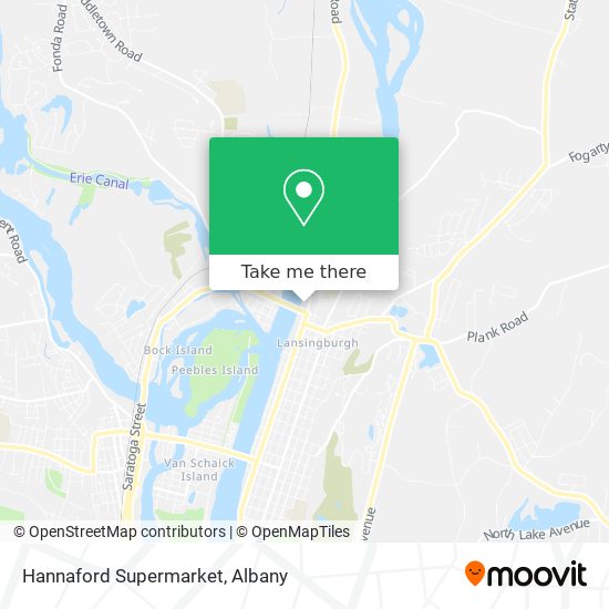 Mapa de Hannaford Supermarket